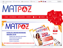 Tablet Screenshot of mat-poz.pl